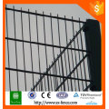 Clôture horizontale à deux fils / clôture double fil galvanisée / clôture double fil revêtue de pvc